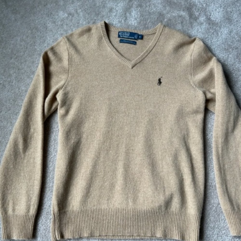 Polo V-neck Sweater